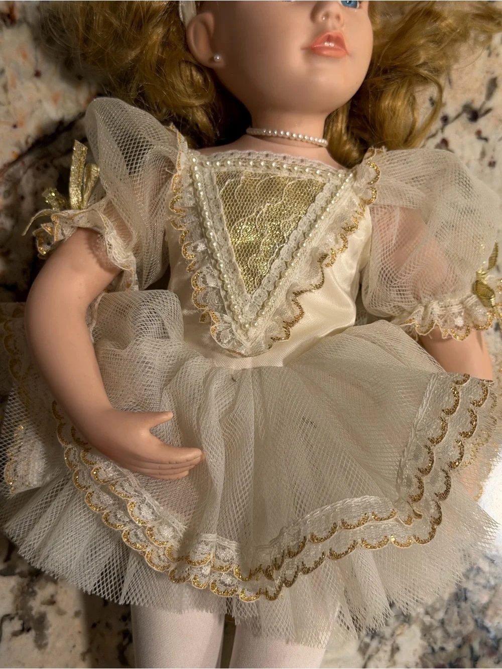 Danbury Mint 1995 Ballerina Doll Julia- Susan Wakeen Porcelain 15